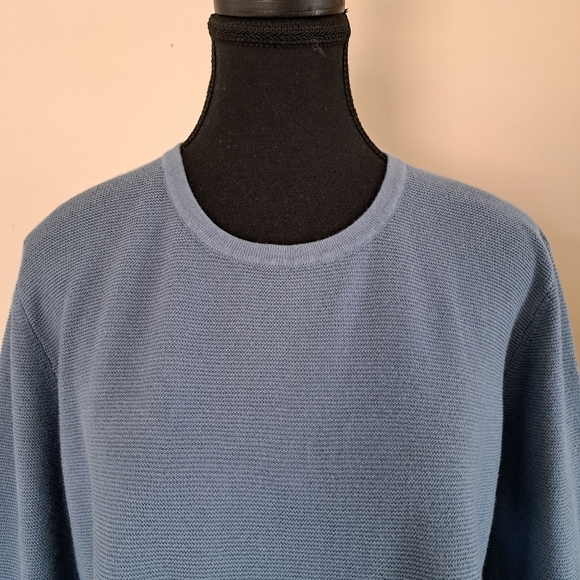 NWT Kersh Blue Long Sleeve Sweater Women's Small Knit Tunic Length - Picture 10 of 15